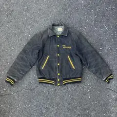 60s スタジャン　ブラックコーズ　vintage チェーンステッチ