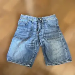 デニムハーフパンツ140