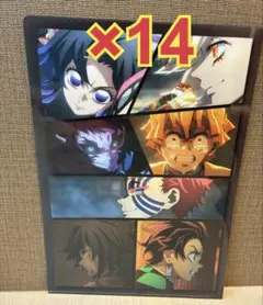 鬼滅の刃 無限城編 特典 タワーレコード限定 クリアファイル ×14 タワレコ 鬼滅の刃 無限城編 特典 タワーレコード限定 クリアファイル ×14