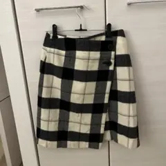 ef-de チェック柄 ひざ丈スカート サイズ7