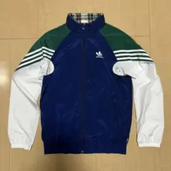 Mサイズ/adidas ナイロンジャケット 3本ライン ネイビー CE1818