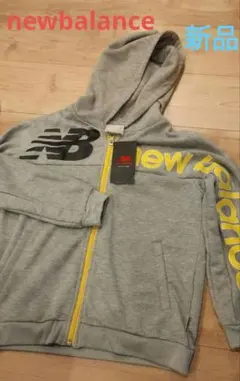 New Balance フルジップ パーカー グレー