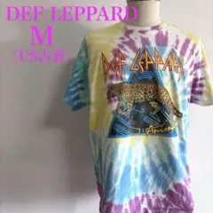 デフレパード タイダイTシャツ バンドT Animal ロックT US古着