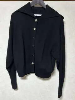 ZARA ブラック カーディガン Sサイズ