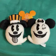ディズニー　ハロウィン　おばけ　ぬいぐるみバッジ