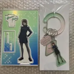 呪術廻戦　家入硝子　ファンパレくじ　アクリルブロック　カラビナキーホルダー