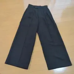 グローバルワーク　ワイドパンツ　黒 Sサイズ