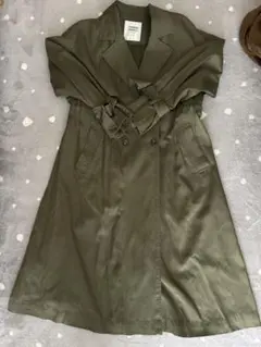 PAGEBOY ルーズトレンチコート　カーキS