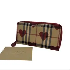 BURBERRYバーバリー　長財布 ハート ノバチェック シャドーホースのサムネイル