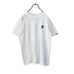 【ロゴ刺繍】CHROMEクローム　ワンポイントTシャツ　白　Sのサムネイル