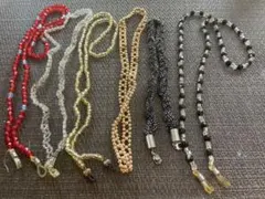 ビーズネックレスセット 5本