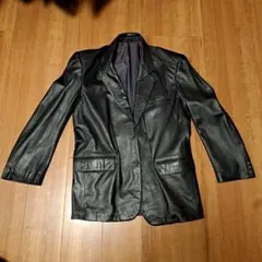 メンズ レザージャケット ブラック