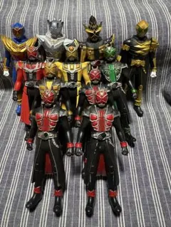 BANDAI 仮面ライダーウィザード ミニソフビ 11体セット まとめ売り