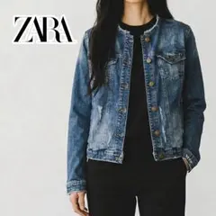 きいち 様専用 ZARA デニムジャケット ノーカラー