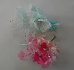 コサージュ二点