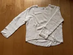 【最終価格】UNIQLO 3DコットンリラックスVネックセーター XL