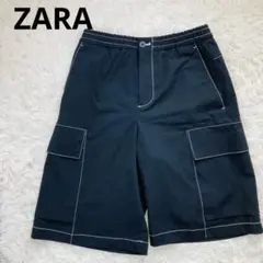 ZARAザラ カーゴショートパンツ 黒