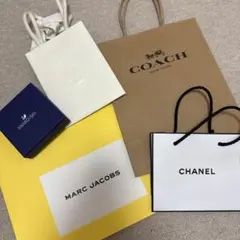 ブランドショッピングバッグセット5点セット