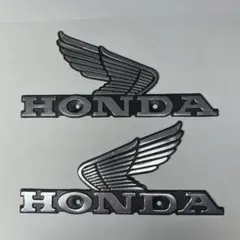 HONDAホンダウイングアルミエンブレムシルバー送料込みのサムネイル