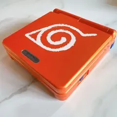 【希少美品】ゲームボーイアドバンスSPナルトNARUTO オレンジ【動作確認済】