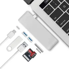 Type C変換アダプタ　USBハブ MacBookなど