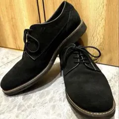 【ほぼ新品】ホーキンス ブラック スエード ドレスシューズ 26cm
