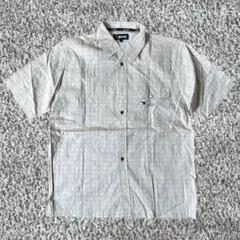 【90s/Y2K】BearUSA 半袖チェックシャツ テック メッシュ 裏地 Mのサムネイル