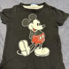 ミッキーマウス Tシャツ 110サイズ 黒