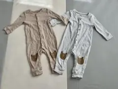 【訳あり】baby gap 長袖カバーオール ブラナンベア 2枚セット