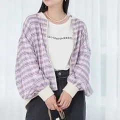 ジップアップ　ブルゾン　ジャンパー　earth　music＆ecology