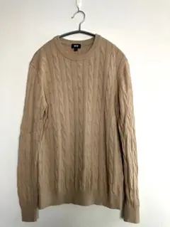 UNIQLO ユニクロ ケーブルニット セーター カシミア混