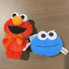 セサミストリート カラフルエルモマスコット　クッキーモンスター