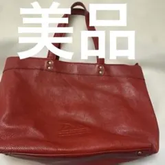 ダコタ　レザー 赤 トートバッグのサムネイル