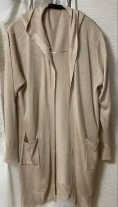 GALLORIA フード付きカーディガン