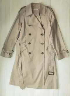 ロートレアモン　ベージュ ダブルブレスト トレンチコート
