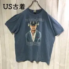 US古着Tシャツ　音楽洋楽ミュージックT 両面プリント　バックプリント　人物