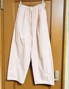 ジーユー　バレルアンクルパンツ　S 359459 ピンク