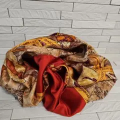 オールドGUCCI ヴィットリオ アッコルネロ シルク100%スカーフ86×86