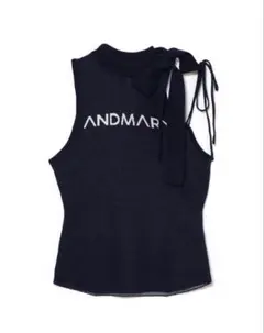 ANDMARY Mary logo ribbon tank - メルカリ