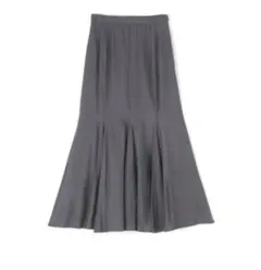 【新品タグ付き】N. 切替マーメイドスカート　Sサイズ　チャコール