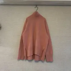 《美品》Mila Owen☆ヤク混ハイネックルーズニットプルオーバー ピンク