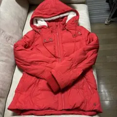 【値下げ】AMERICANEAGLE ダウンジャケット赤 Sのサムネイル