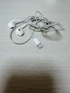 Lightningコネクタ 有線イヤホン ホワイトiPhone13付属