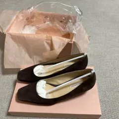 FABIO RUSCONI スエードパンプス