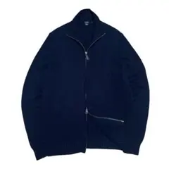 J.CREW ジェイクルー ダブルジップ コットンニット セーター M