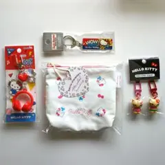 Hello Kitty　まとめ売り　 ポーチ キーホルダー 4点セット