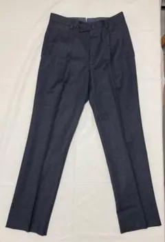 INCOTEX ダークグレー スラックス