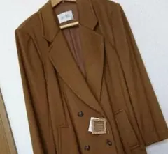 極美品✨】カシミヤ×キュプラ ブラック ロングコート ダブル 13号 