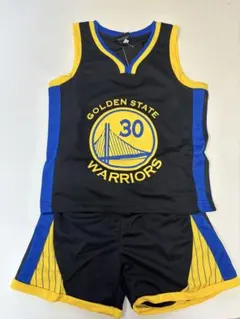 サイズLゴールデンステート・ウォリアーズ カリー 子供バスケユニフォーム