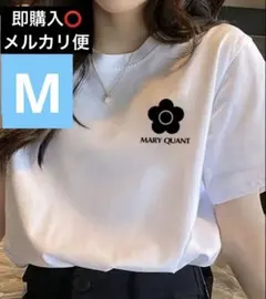 MARY QUANT マリークヮント Tシャツ 白 Mのサムネイル